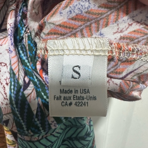 Stark Lightweight Tropical Leaf Print Pants Size Small EUC - Picture 4 of 5